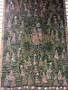 A BUEATIFUL OLD INDIAN PAINTING ON FABRIC.