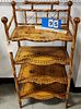 BAMBOO 4 TIER STAND 42 1/2"H X 21 1/2""W X 14 1/2" SQ