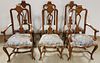 SET 6 CHERRY DINING CHAIRS