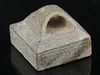 Antique Chinese Jade Seal, Green and Russet Stone
