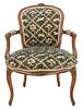Louis XV Style Arm Chair or Fauteuil en Cabriolet