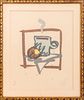 Claes Oldenburg Cup of Joe with Donut Relief Print