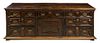 * A Charles II Oak Sideboard Height 30 x width 79 x depth 22 inches.
