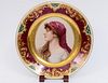 ‘VIENNA’ PAINTED PORCELAIN CABINET PLATE