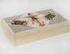 EUROPEAN CARVED IVORY CARD BOX & CARDS