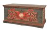 Pennsylvania painted dower chest, dated 1780, the