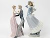 LLADRO “ANNIVERSARY WALTZ” AND A DANCING COUPLE