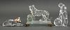 Glass Figural Paperweights, 3