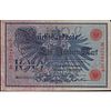Antique 1908 German 100 Mark Banknote