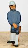 W.L. Reed Carved Wood Sculpture of a Fisherman or Ship's Captain