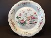 ANTIQUE Chinese Famille Rose Charger Plate, 13 1/2" dia., 18th C