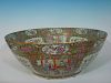 ANTIQUE Huge Chinese Rose Medallion Punch Bowl, early 19th century. 23 1/2" diameter