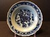 ANTIQUE Chinese Blue and White Dragon or Qilin Plate, Yuan. 7" diameter