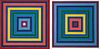 Frank Stella "Double Concentric, 1971" Silk Scarf
