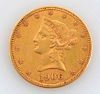 1906 S $10 Liberty Gold Coin.