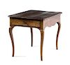 A French Provincial Style Low Table Height 24 3/4 x width 22 3/4 x depth 32 inches.