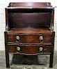 A George III Mahogany Commode Cabinet. Height 30 1/2 inches.