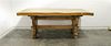 An English Wood Dining Table Height 30 x width 73 x depth 35 inches.
