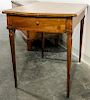 * An American Cherry Side Table Height 28 1/2 x width 33 x depth 22 1/2 inches.