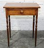 * An American Maple Side Table Height 29 1/2 x width 23 1/4 x depth 16 3/4 inches.