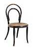 Style of Thonet, FIRST HALF 20TH CENTURY, a bentwood child's chair, having a circular cane upholstered seat