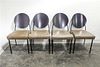 * A Modern Set of Dining Chairs Height 35 1/4 inches.