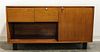 A Mid-Century Modern Sideboard Height 29 3/4 x width 56 3/8 x depth 18 1/2 inches.