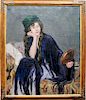 * Arthur Grunenberg, (German, 1887-1927), Woman with a Hand Mirror