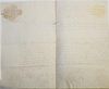 (GEORGE, PRINCE OF DENMARK)   Autographed document signed. One page on velum with embossed deal. Dated January 21, 1703.
