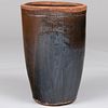 Large Brown Glazed Earthenware Jar