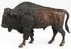Ca 1900 Bronze Of A Bison/ Buffalo W/ Original Patina