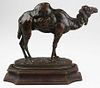 Early 20Th C After Antoine-Louis Barye Bronze Camel