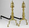 Early 19Th C Ball Foot Andirons