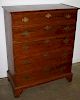 Chippendale 5 Drawer Tall Chest