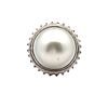 18k Gold Ring with mabe Pearl