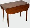 Hepplewhite Cherry Pembroke Table With Shaped Leaves