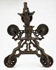 19Th C Cast Iron Hay Trolley Signed George Tyler & Co.,