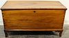 An American Maple Blanket Chest Height 23 1/2 x width 43 x depth 18 1/4 inches.