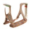 Crow Beaded Parfleche Covered Reservation Saddle