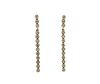 14K Gold Diamond Dangling Stick Earrings