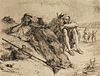 Eugene Delacroix etching
