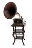 Victor Victrola VI Disc Phonograph and Stand