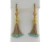 Loree Rodkin 18K Gold Green Blue Stone Day Night Earrings