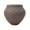 Frederica Antonio (b. 1968) - Acoma Polychrome Jar with Geometric Design c. 2000s, 6.75" x 7.25" (P3570-029)