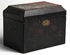 Antique Japanese Wood & Mother-of-Pearl Tea Caddy