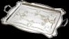 Very Large Barbour Silver-Plate Serving Tray