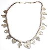 Don Lucas Sterling Charm Necklace