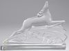 Baccarat Lead Crystal Art Deco Leaping Deer Figure
