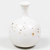 White Glazed Pottery Bottle Vase, Possibly Asian
