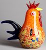 Murano Italian Blown Art Glass Chicken